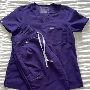 Purple figs joggers and top